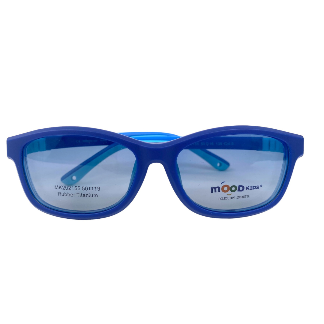 Lentes Ópticos Rainbow Kids Clip On Azul #13
