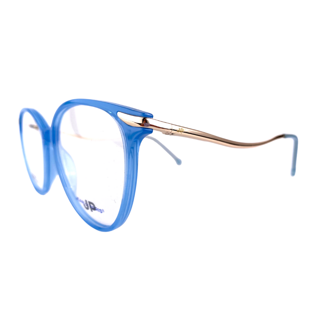 lentes ópticos redondos azul