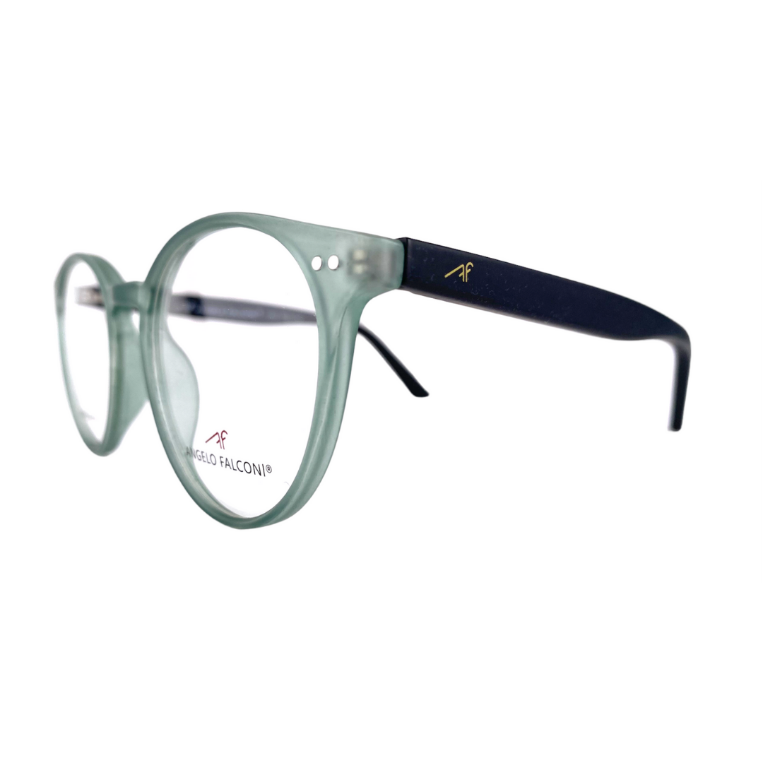 lentes ópticos redondos verde