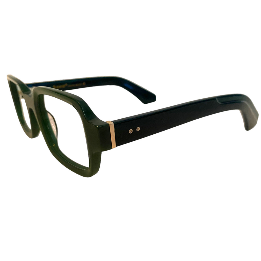 Lentes ópticos cuadrado verde