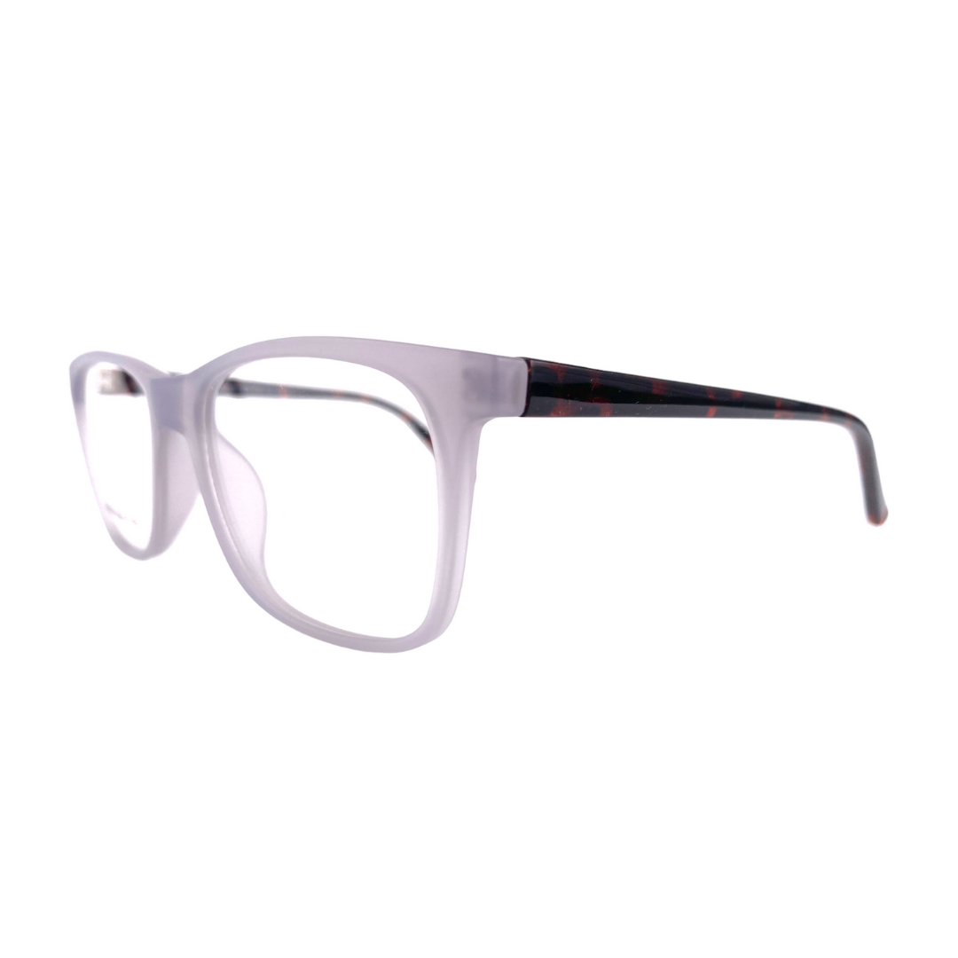 Lentes ópticos cuadrado gris print