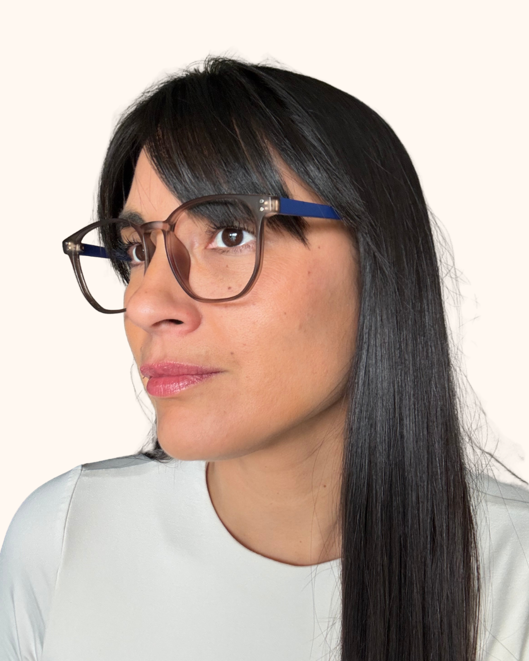 Lentes Gallarda · Redondo Gris/Azul