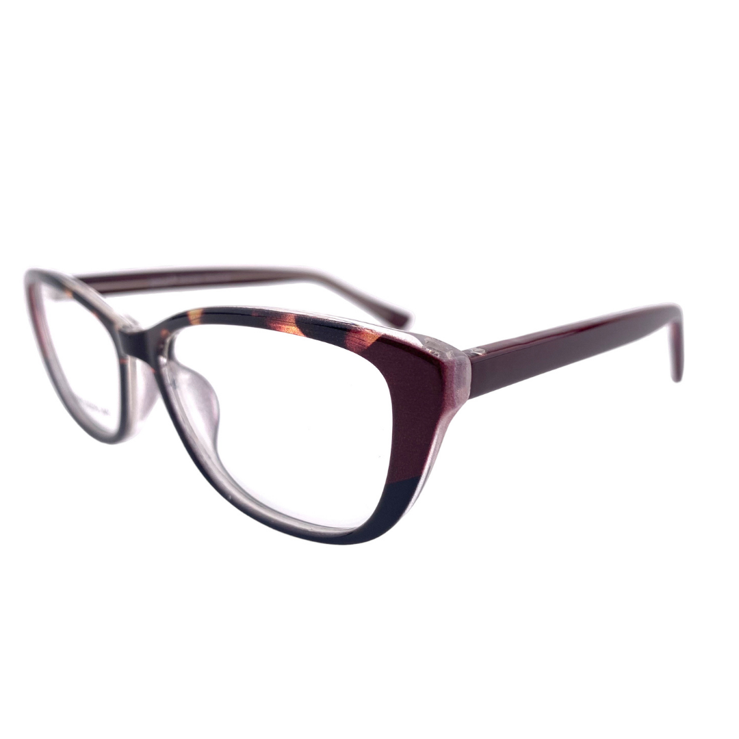 Lentes ópticos agatado burdeo