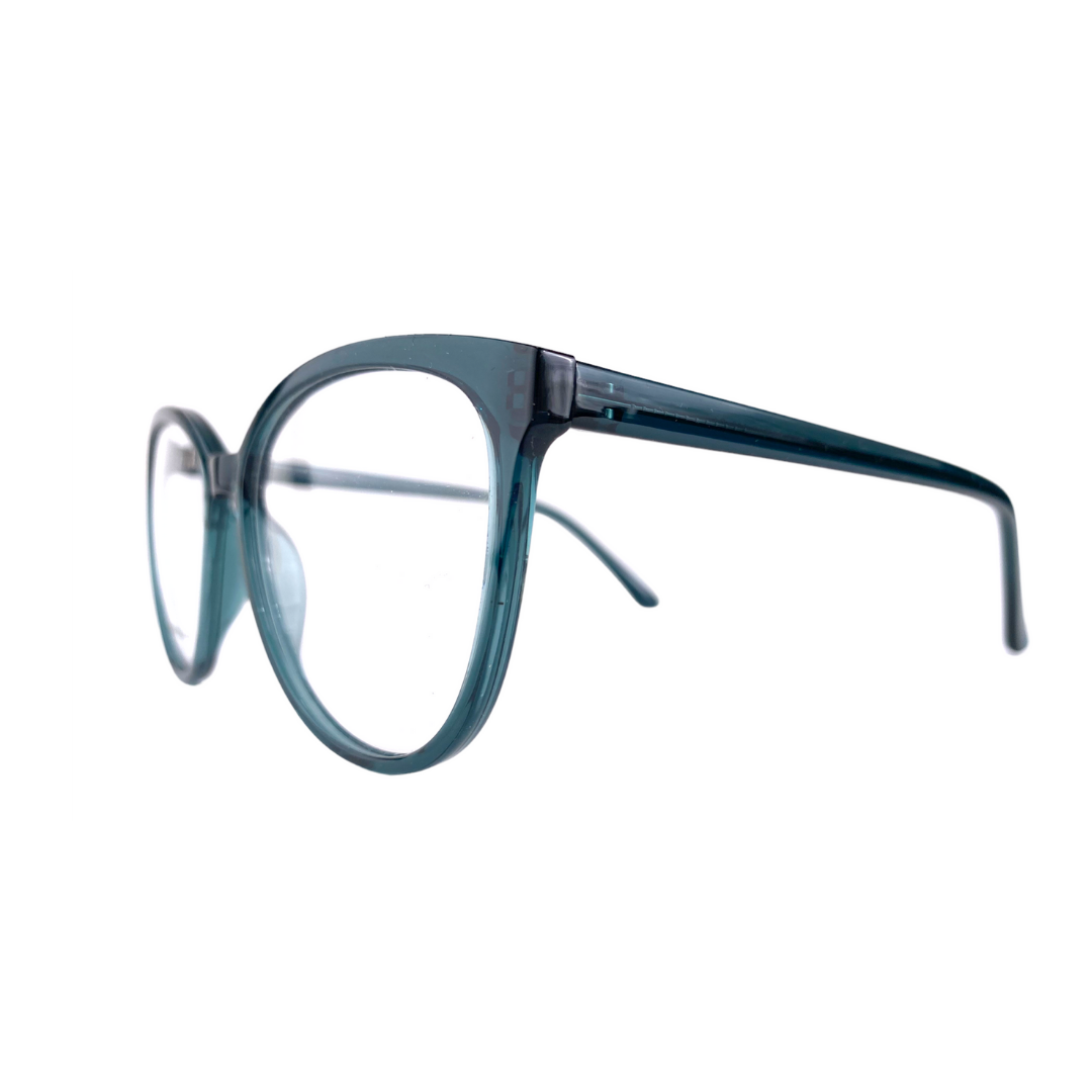 lentes ópticos redondos verde