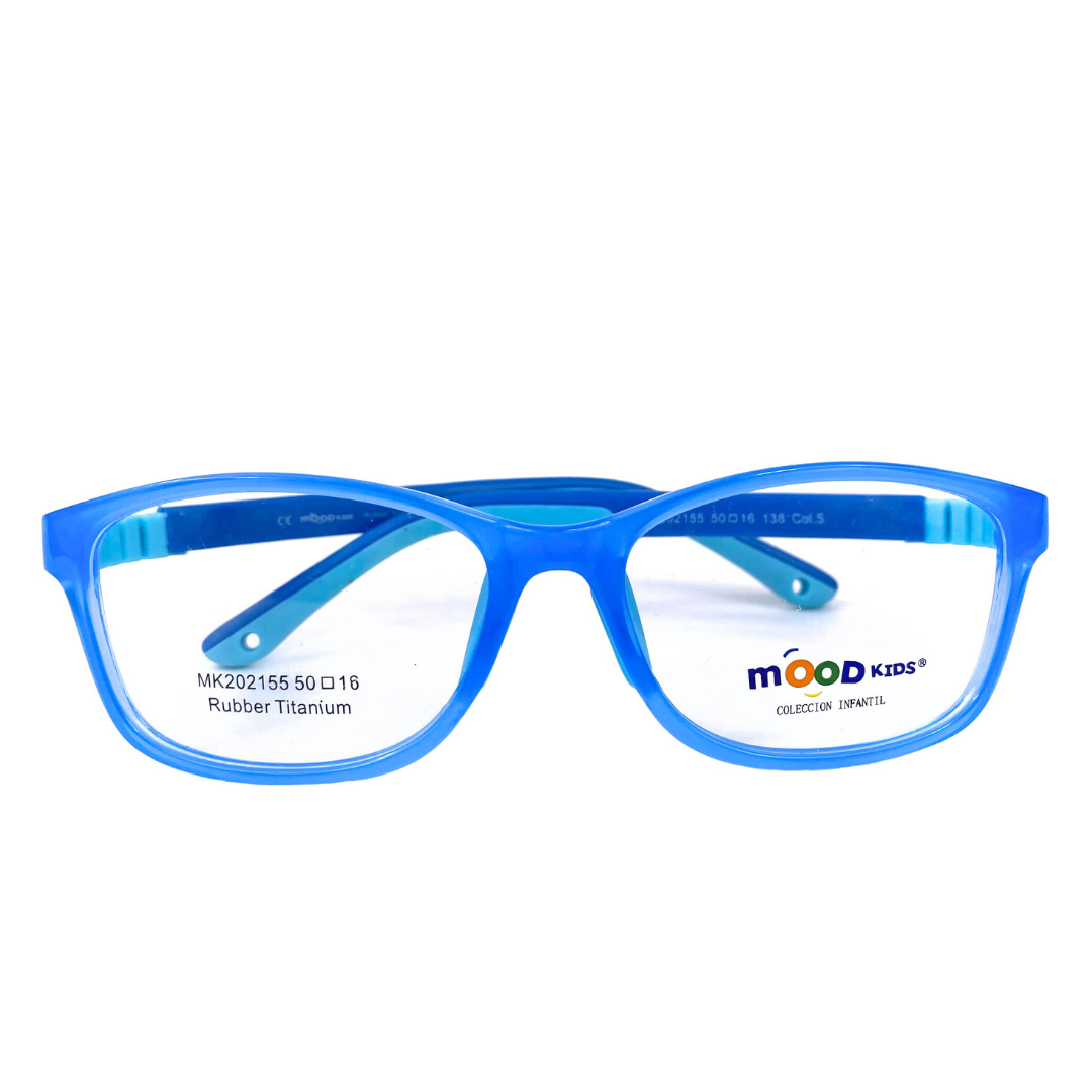 Lentes Ópticos Rainbow Kids Clip On Azul #13