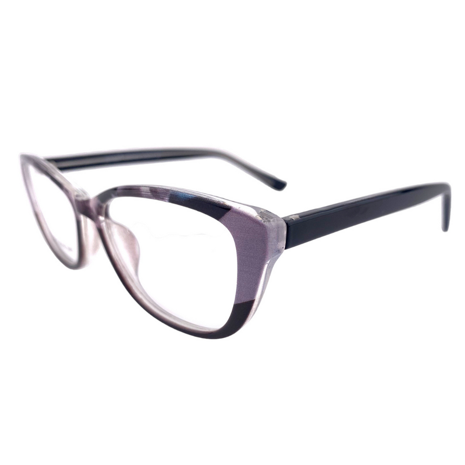 Lentes ópticos agatado morado