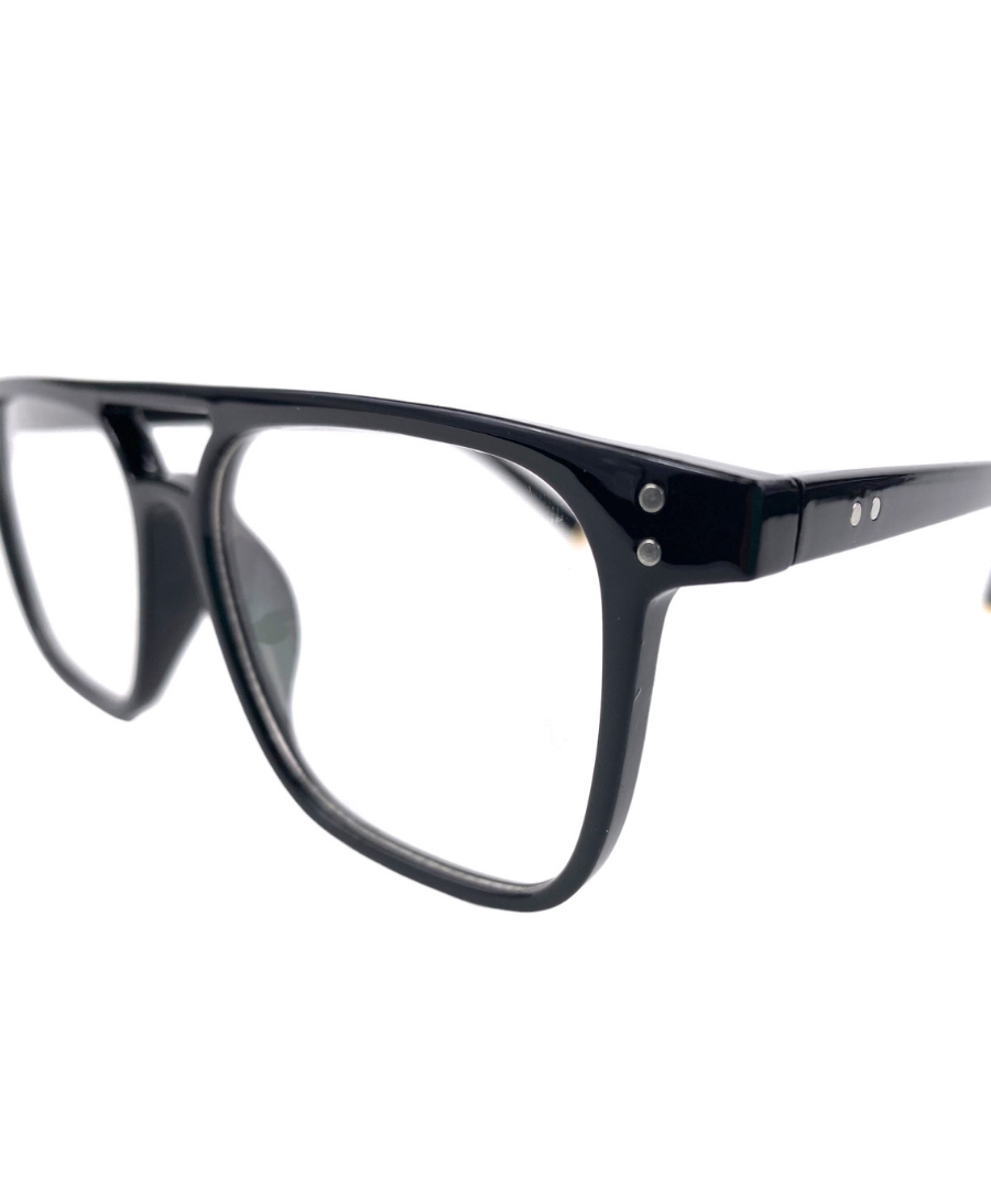 Lentes  ópticos cuadrado negro