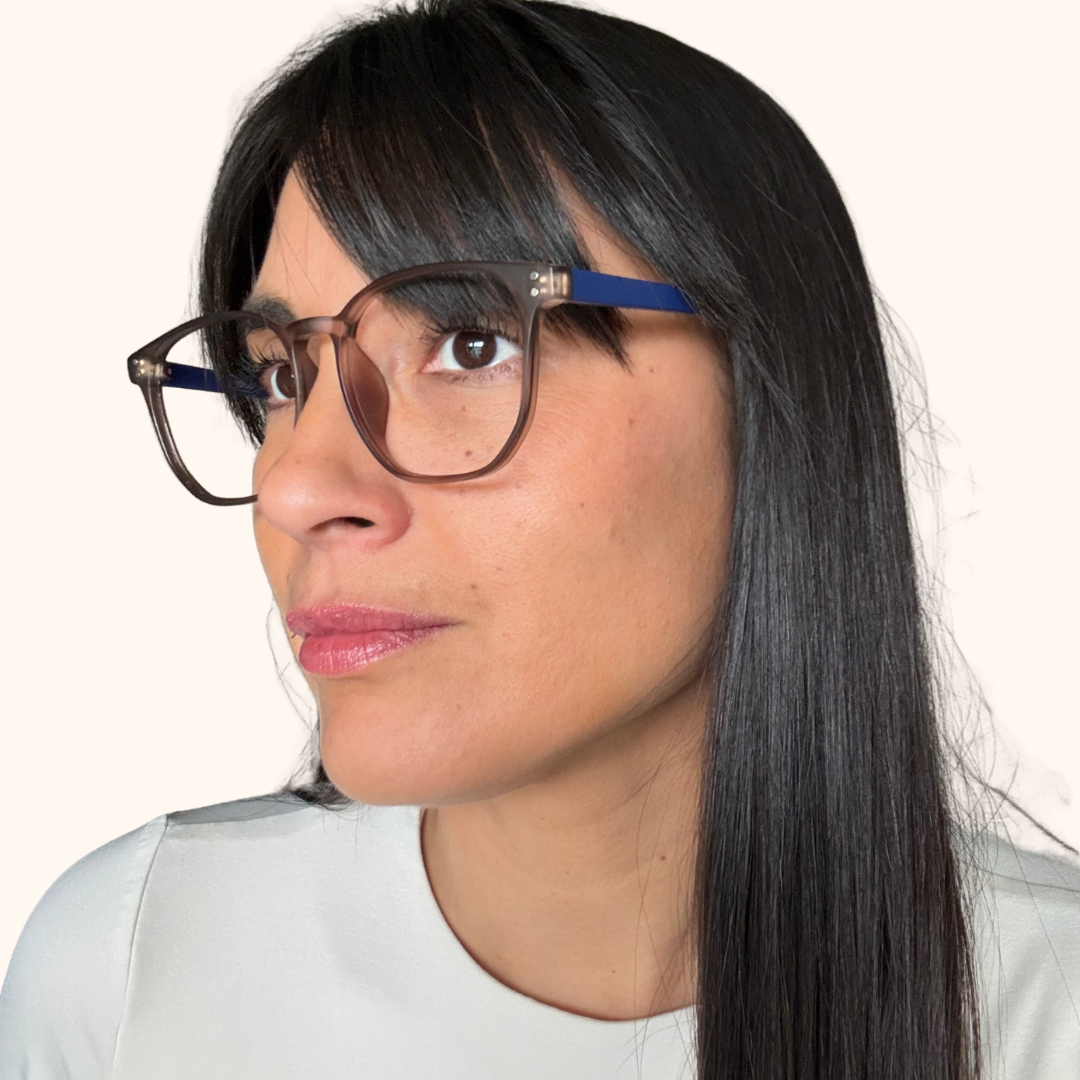 Lentes Gallarda · Redondo Gris/Azul