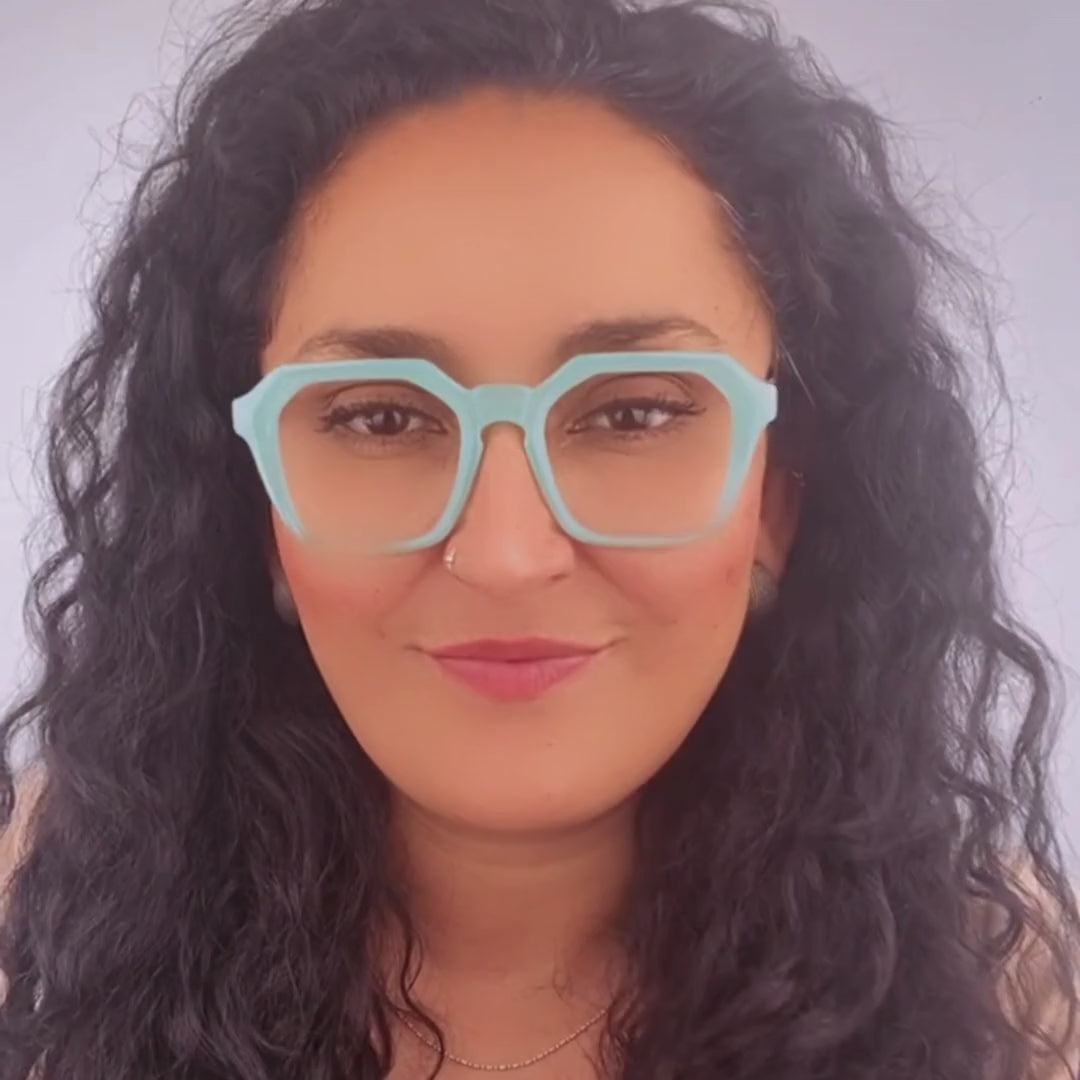 Lentes Ópticos Máxima Verde/Lila #127