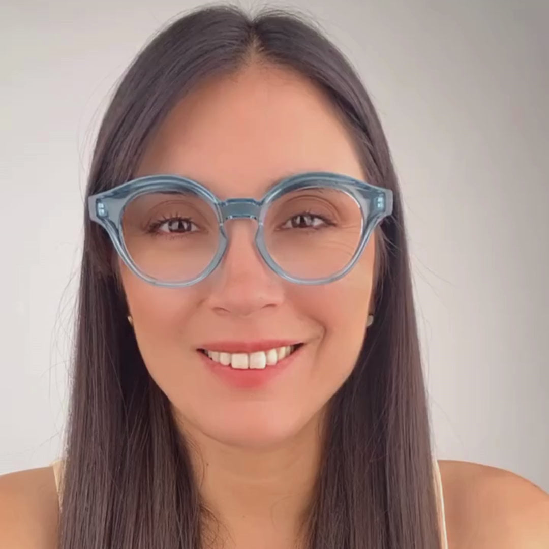 Lentes Ópticos Gallarda Celeste #68