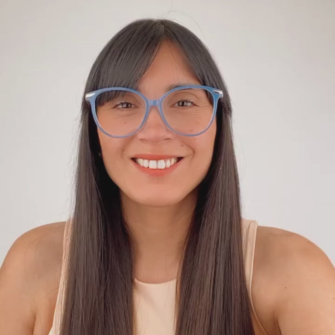 Lentes Ópticos Gallarda Celeste #10