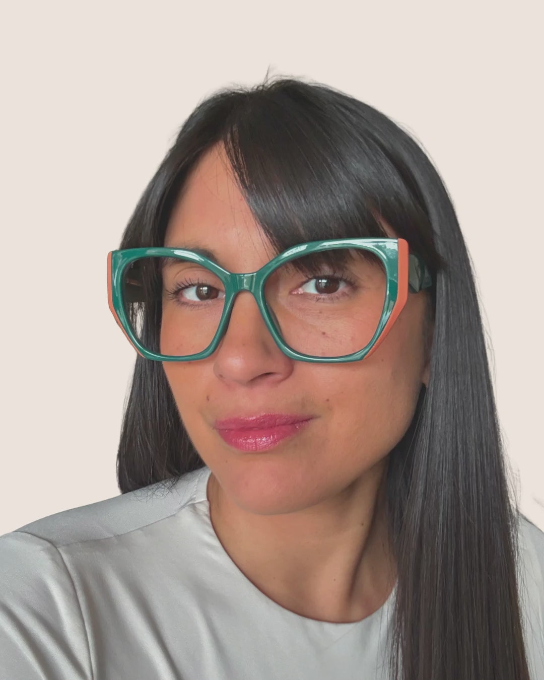 Lentes Ópticos Máxima Verde/Naranjo #149