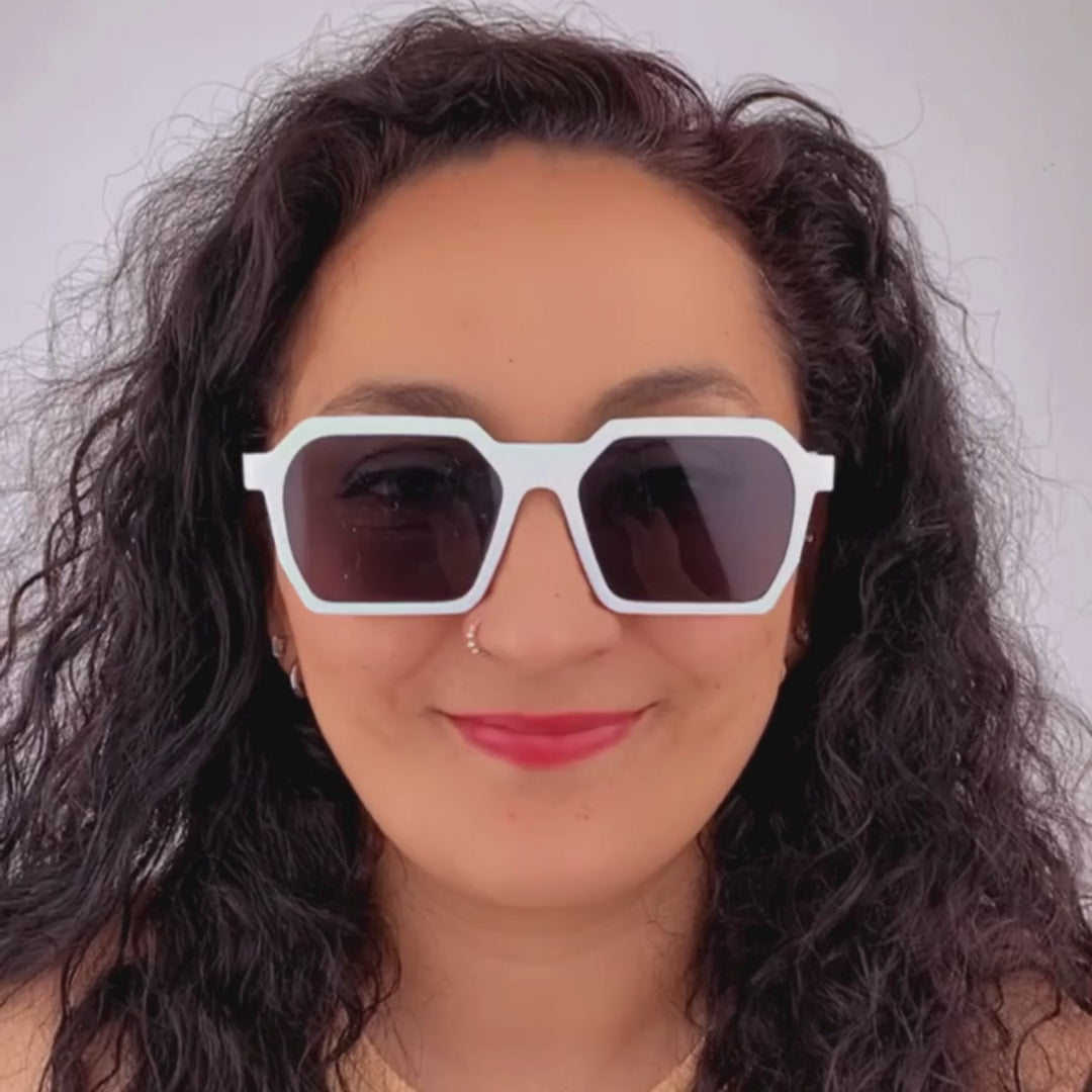 Lentes de Sol Blanco #50