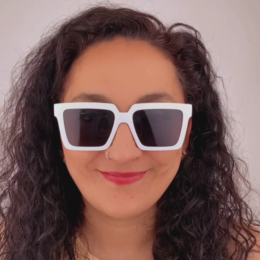 Lentes de Sol Blanco #56