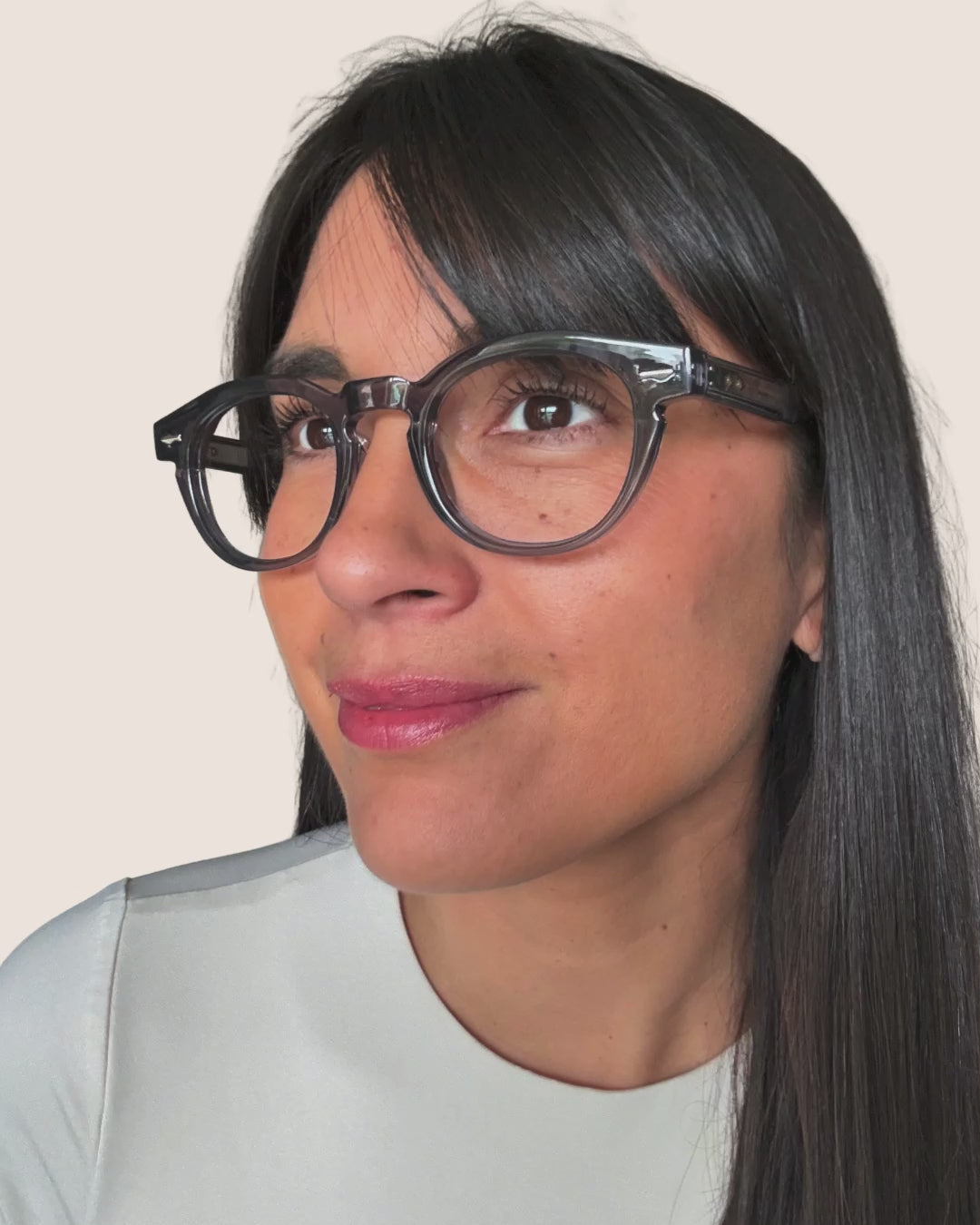 Lentes  Gallarda · Redondo Gris